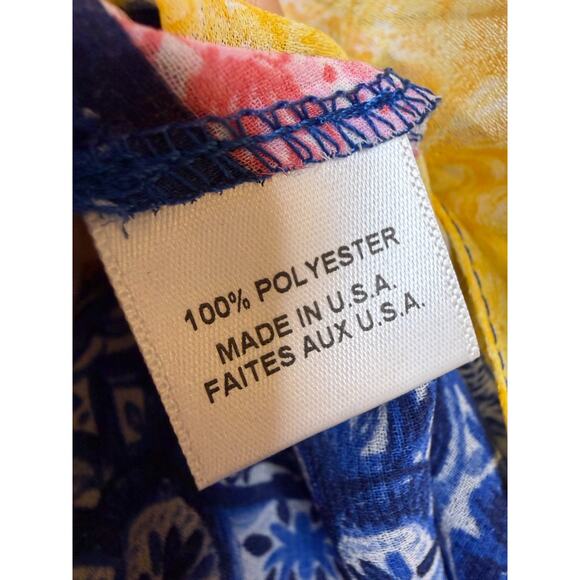 Misa Los Angeles Skirt Sz XS Ruffled Tiered Chiffon Pullon Stretch - Picture 3 of 6